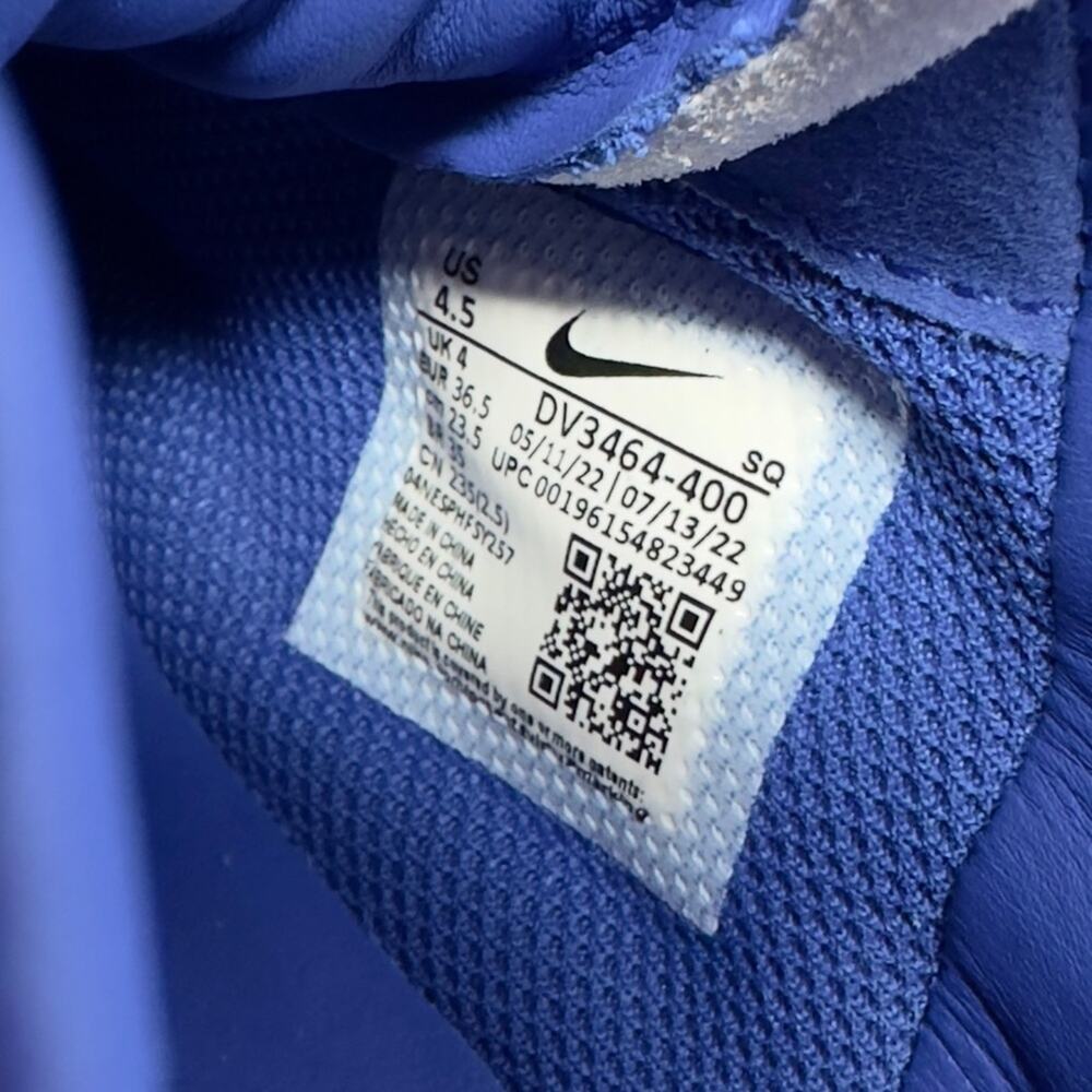 Nike Air Force 1 x AMBUSH Low Sneakers Women’s 6.5 Blue Yellow - Picture 7 of 8